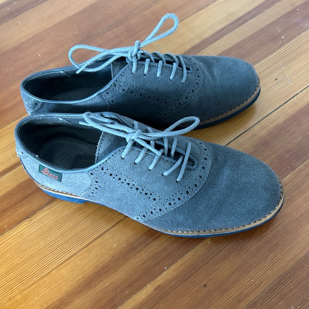 Bass suede shoes